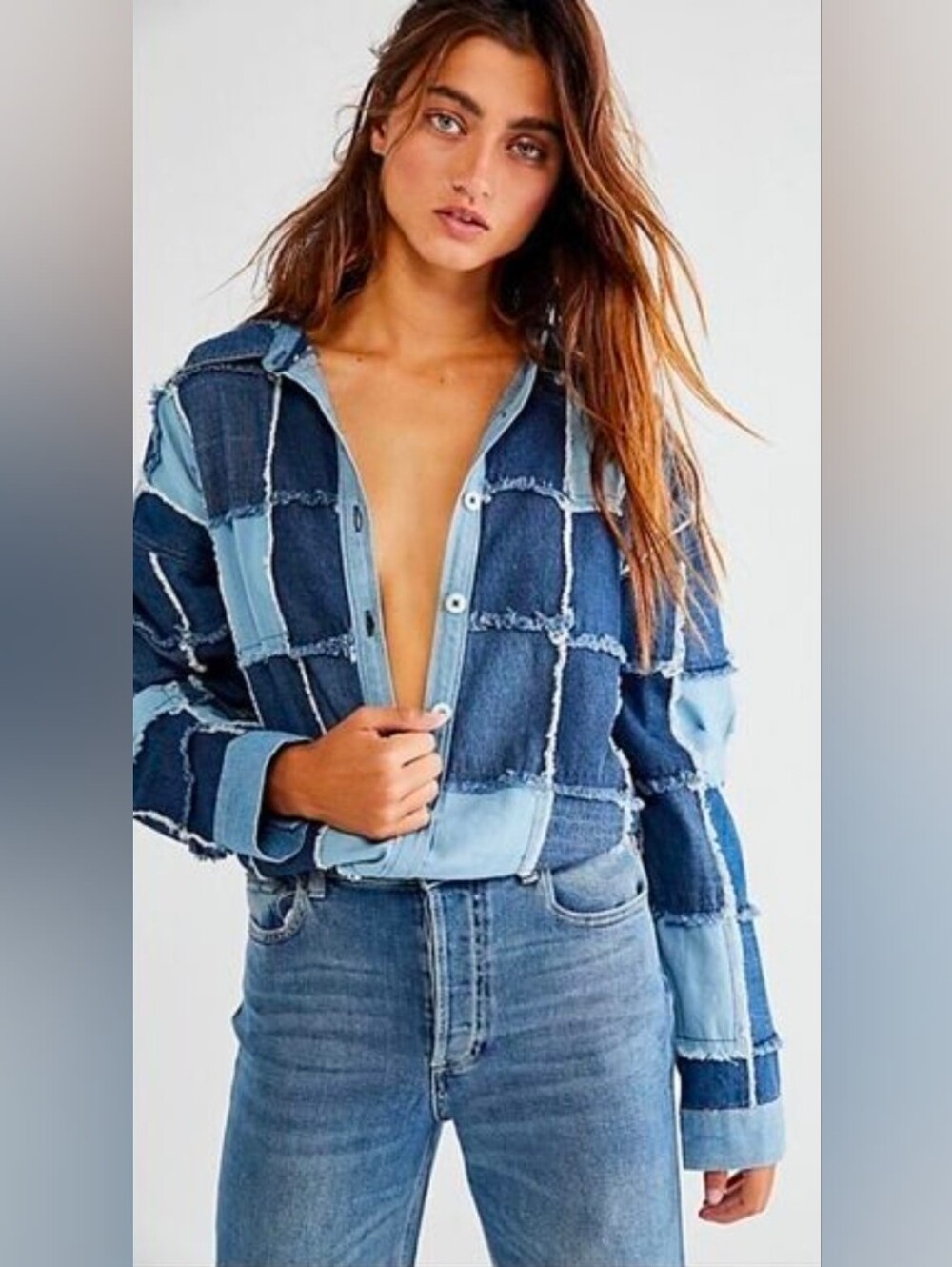 Free People Patchwork Dream Shirt